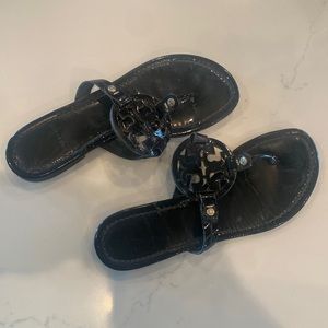 Black Tory Burch Miller sandals